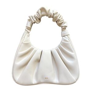 JW. PEI Gabbi Ruched Hobo Handbag Ivory